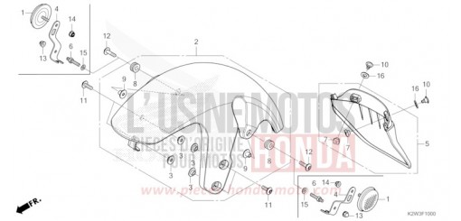 KOTFLUEGEL, VORNE ST125AP de 2023